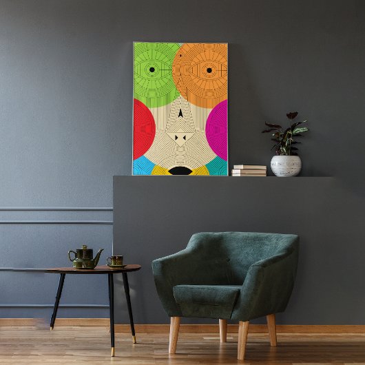 Toile triangle antique