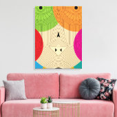 Toile triangle antique (Insitu(Salon))