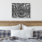 Toile Triangle tribal (Insitu(Chambre))