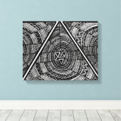 Toile Triangle tribal (Insitu (Plancher de Bois))