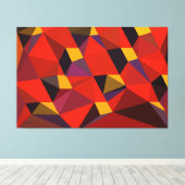 Toile Triangles En Rouge (Insitu (Plancher de Bois))