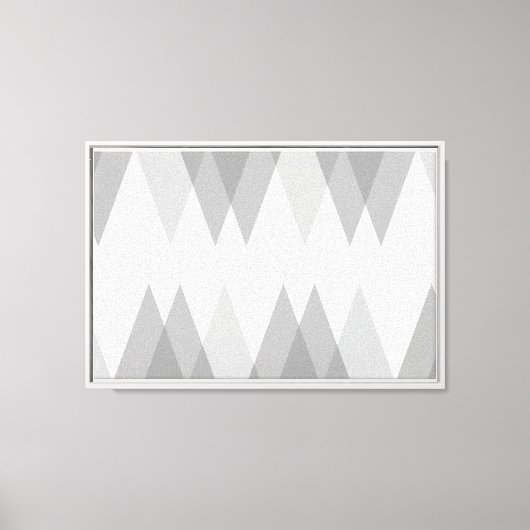 Toile Triangles gris (Recto)