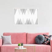 Toile Triangles gris (Insitu(Salon))