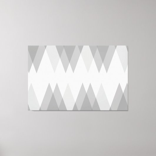 Toile Triangles gris (Recto)