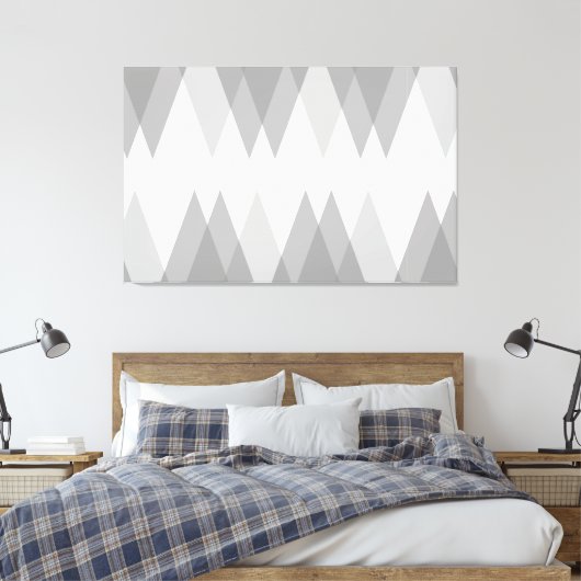 Toile Triangles gris (Insitu(Chambre))