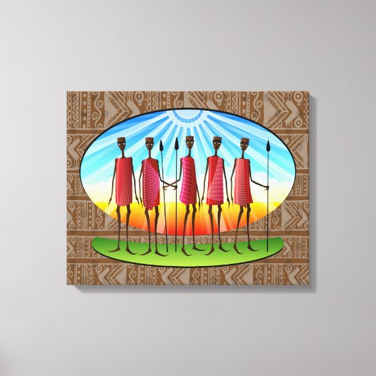 Toile Tribal africain (Recto)