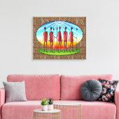 Toile Tribal africain (Insitu(Salon))