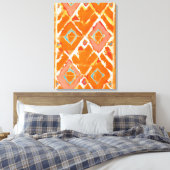 Toile Tribal Orange II (Insitu(Chambre))