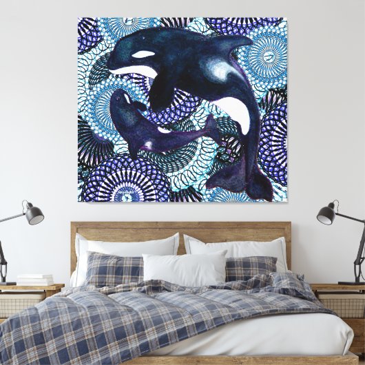 Toile Tribal Orca (Insitu(Chambre))