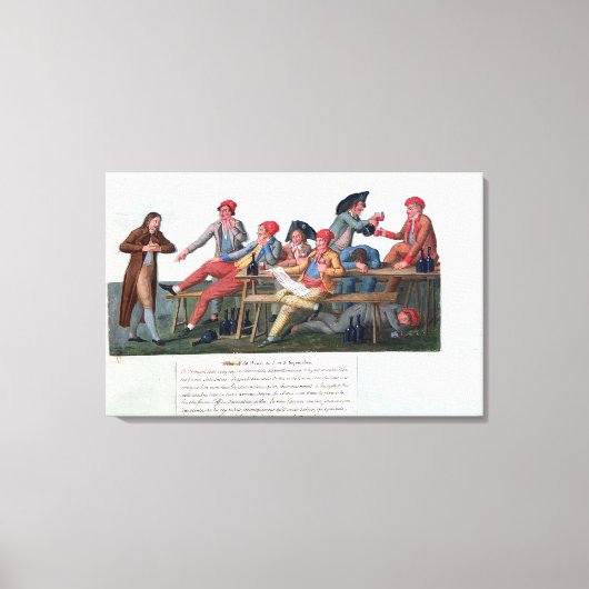 Toile Tribunal pénitentiaire des 2 et 3 septembre 1792 (Recto)