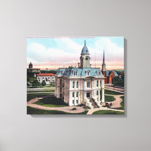 Toile Tribunal, Poste, Capitol Bldg (Recto)