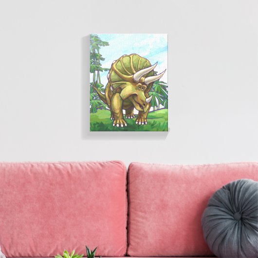 Toile Triceratops Cadeaux & Accessoires (Insitu(Salon))