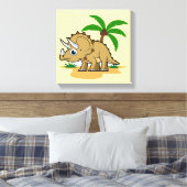 Toile Tricératops Dans Un Climat Tropical. (Insitu(Chambre))