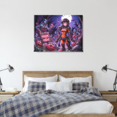 Toile Trick ou traiter Halloween Zombies distribuer le c (Insitu(Chambre))