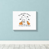 Toile Trick ou Treat Halloween (Insitu (Plancher de Bois))
