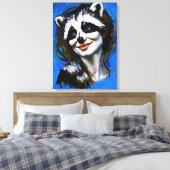 Toile Trickster du raton laveur "Velka Teyani" (Insitu(Chambre))