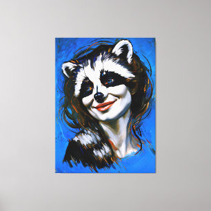 Toile Trickster du raton laveur "Velka Teyani"