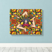 Toile Trinacria Sicilia (Insitu (Plancher de Bois))