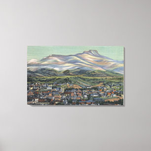 Toile Trinidad, Colorado - Fisher's Peak and City