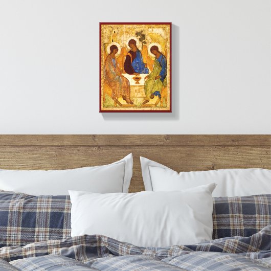 Toile Trinity Rublev à la table (Insitu(Chambre))