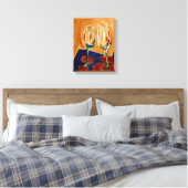 Toile Trinquer avec quatre verres à vin (Insitu(Chambre))