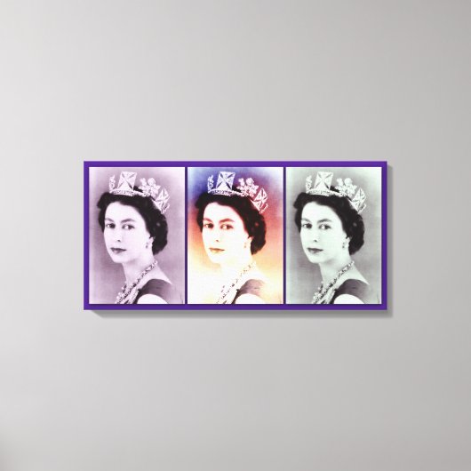 Toile Trio de la reine Elizabeth II (Recto)