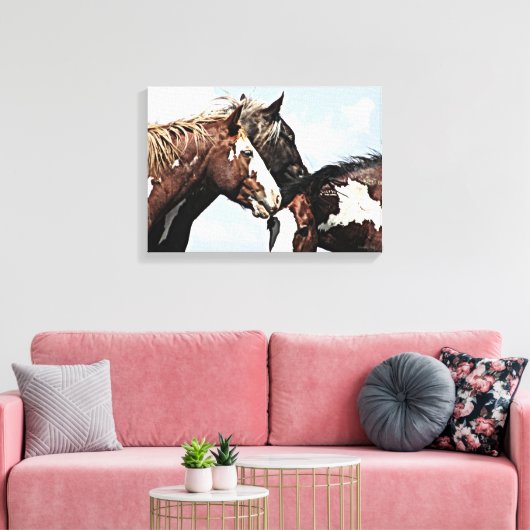 Toile Trio peint (Insitu(Salon))