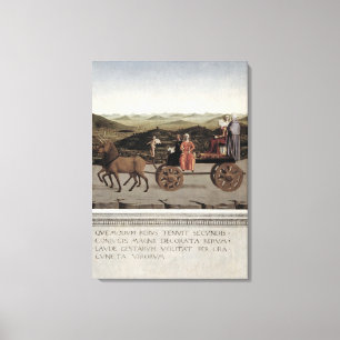 Toile Triomphe de Battista Sforza, duchesse d'Urbino. Ba