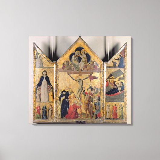 Toile Triptyque avec des scènes de la vie de (Recto)