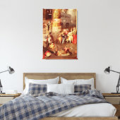 Toile Triptyque de la tentation de saint Antoine (Insitu(Chambre))