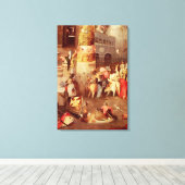 Toile Triptyque de la tentation de saint Antoine (Insitu (Plancher de Bois))