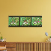 Toile Triptyque de papillons Buckeye (Insitu(Salon))