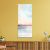 Toile Triptyque du coucher de soleil sur la mer - Aquare (Insitu(Salon))