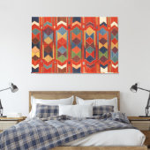 Toile Triptyque turc contemporain Kilim Motif (Insitu(Chambre))