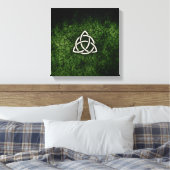 Toile Triquetra vert (Insitu(Chambre))
