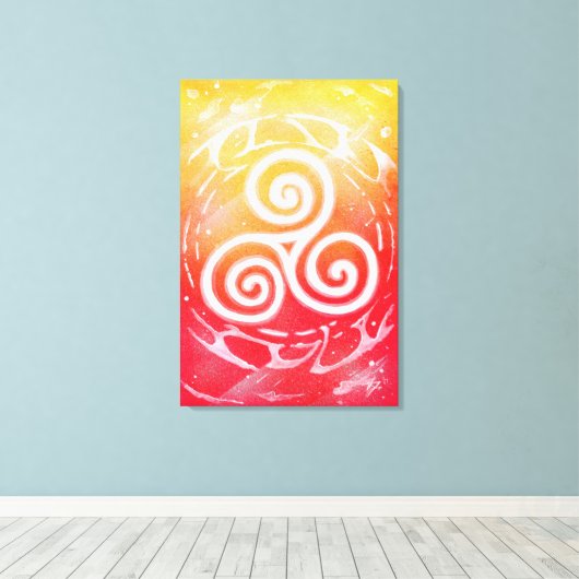 Toile Triskel (Insitu (Plancher de Bois))