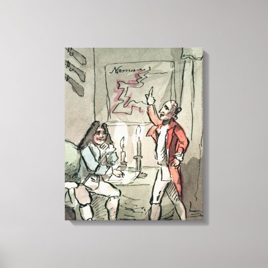 Toile Tristram Shandy, 1786 (Recto)