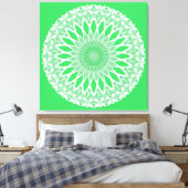 Toile Tristy de semis verts Mandala (Insitu(Chambre))