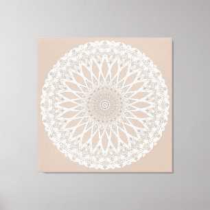 Toile Tristyns en laine Brown Mandala