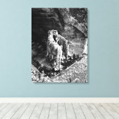 Toile Tritons arrosant les chevaux du soleil (Insitu (Plancher de Bois))