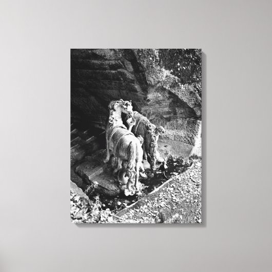 Toile Tritons arrosant les chevaux du soleil (Recto)