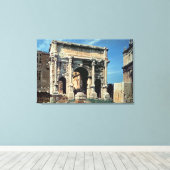 Toile Triumphal Arch of Septimius Severus, dedicated (Insitu (Plancher de Bois))