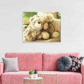 Toile Trois amis de peluche (Insitu(Salon))