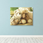 Toile Trois amis de peluche (Insitu (Plancher de Bois))