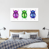 Toile Trois bogues colorés (Insitu(Chambre))