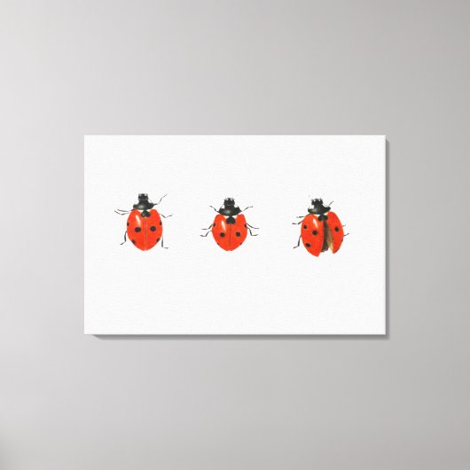 Toile Trois coccinelles 2013 (Recto)