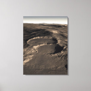 Toile Trois cratères dans la région orientale de