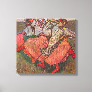 Toile Trois Danseurs russes par Edgar Degas
