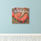 Toile Trois Danseurs russes par Edgar Degas (Insitu (Plancher de Bois))