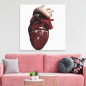 Toile Trois Dimensions Du Coeur Humain, Droite (Insitu(Salon))